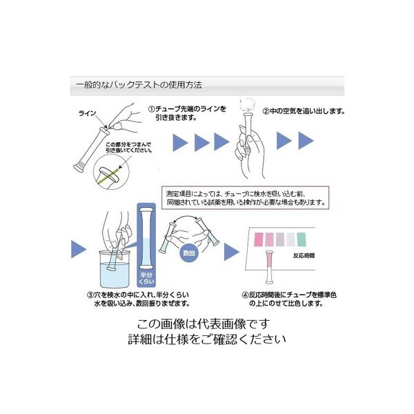 共立理化学研究所 パックテスト(R) (簡易水質検査器具)遊離