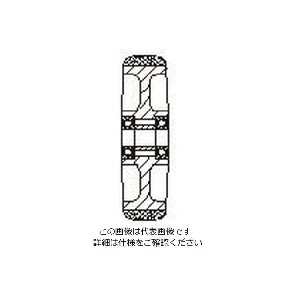 エスコ 150mm キャスター(自在金具・穴付) EA986GF-615 1個（直送品