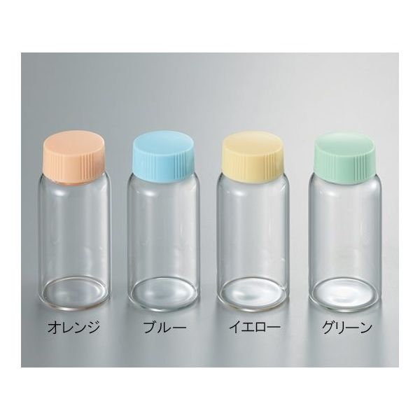 マルエム CCスクリュー管 透明 ブルーキャップ 3.5mL No.01 1箱(100個) 3-4943-01（直送品） - アスクル