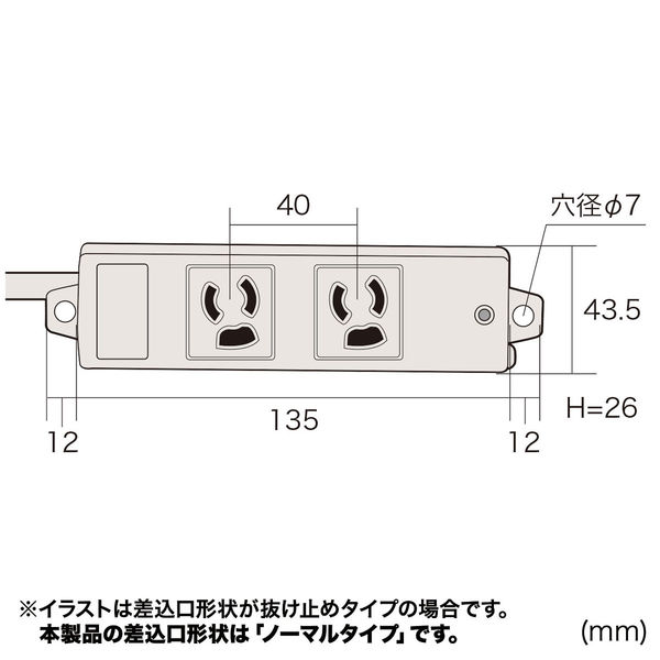 サンワサプライ 工事物件雷ガードタップ TAP-K2NSP-3 1個 - アスクル