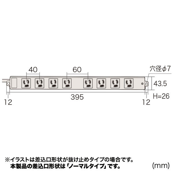 サンワサプライ 工事物件雷ガードタップ TAP-K8NSP-3 1個 - アスクル