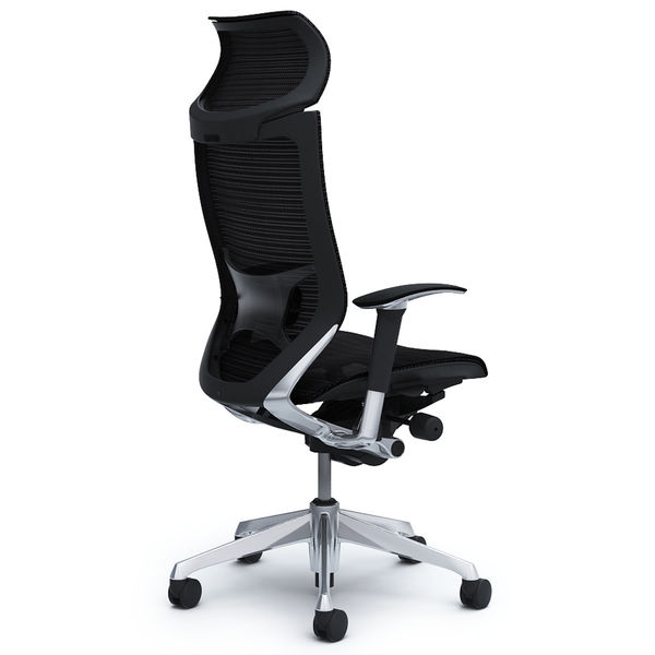 CP87AS FDH1 バロン チェア EXハイバック 固定ヘッドレスト 可動肘 背