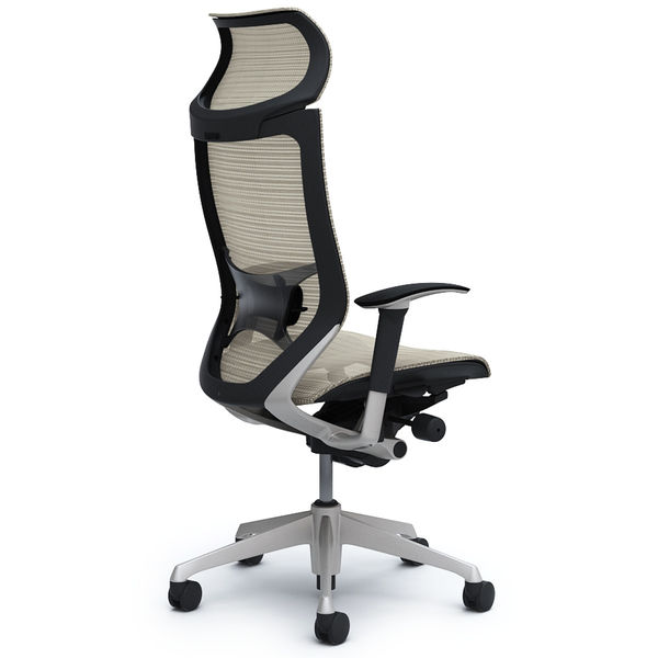 CP87CS FEH3 バロン チェア EXハイバック 固定ヘッドレスト 可動肘 背