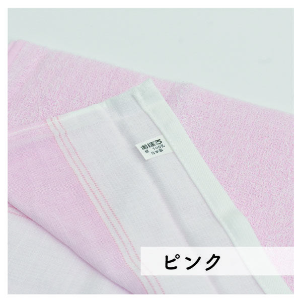 おぼろタオル おぼろガーゼタオル ピンク F/T350 6300029596 1枚