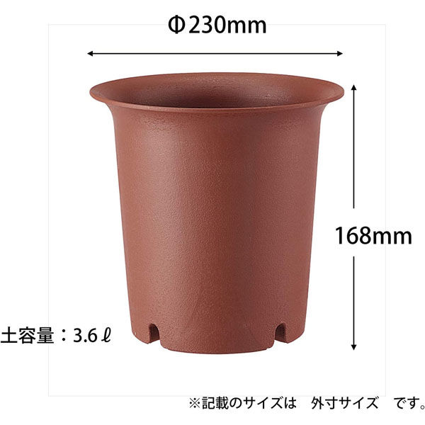 鉢 アップルウェアー 菊鉢 10号 332Φ×270 土容量 14L 鉢 : ワイズ