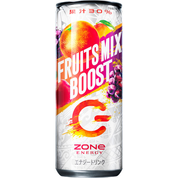 サントリー ZONe（ゾーン） ENERGY FRUITS MIX BOOST +GRAPE 240ml 1箱（30缶入） - アスクル