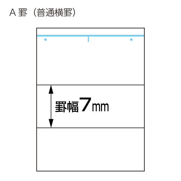 キャンパスノート セミB5 30枚 A罫7mm 10冊 コクヨ ノ-3ANX10 1セット