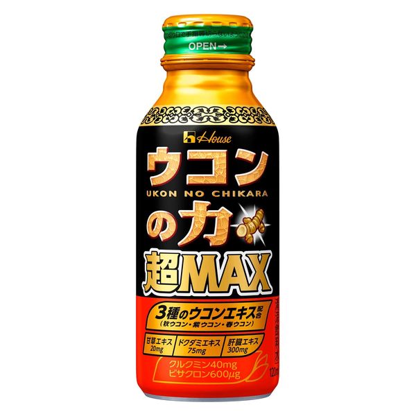 ハウスウェルネスフーズ ウコンの力 超MAX 120ml ボトル缶 1セット（30