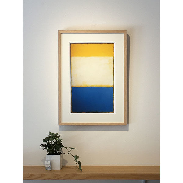 アートポスター マーク ロスコ Yellow White Blue OVER Yellow on Gray 1954 Mark Rothko 美工社 IMR-62204 モダンアート 抽象画 インテリア 取寄品 マシュマロポップ