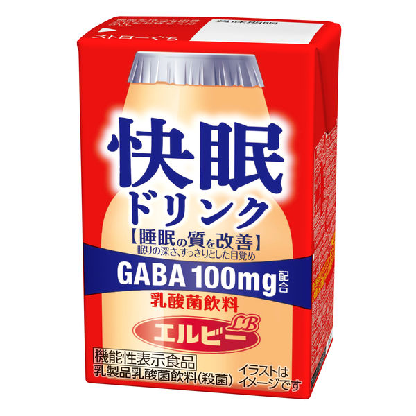 機能性表示食品】エルビー 快眠ドリンク 乳酸菌飲料 125ml 1セット（48