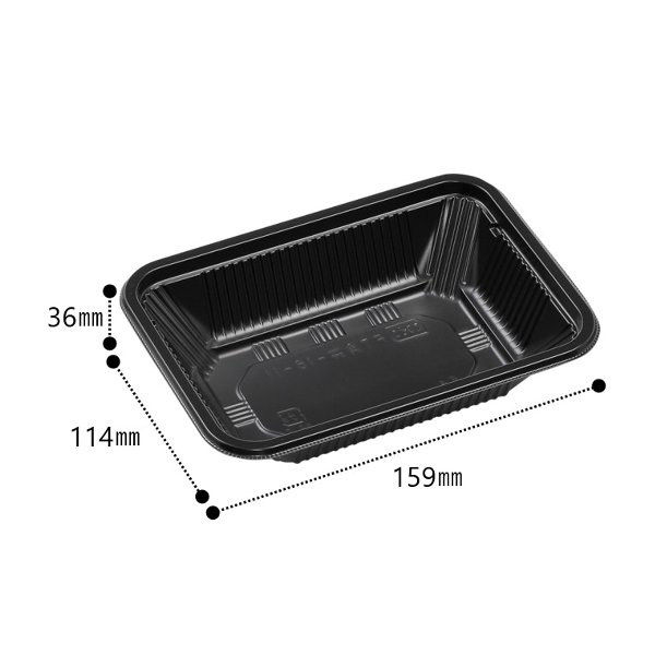 エフピコ ＦＴ角丼ー１６ー１１　本体　耐寒黒 79039162 １箱（１５００枚入り）（取寄品） エフピコ １箱（１５００枚入り）（取寄品） K1466801033(11185円)