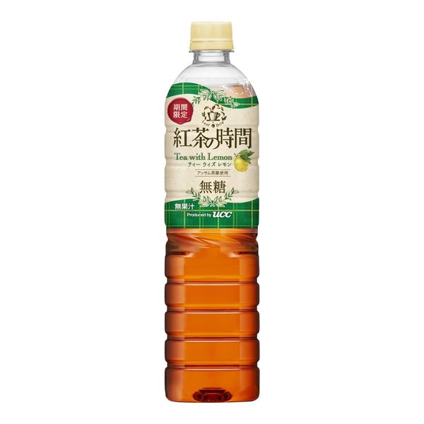UCC上島珈琲 紅茶の時間 ティーウィズレモン 無糖 900ml 1箱（12