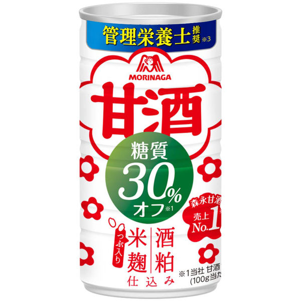 森永製菓 甘酒 190g 缶 30本入 あまざけ 酒麹 あま酒 : いわゆる
