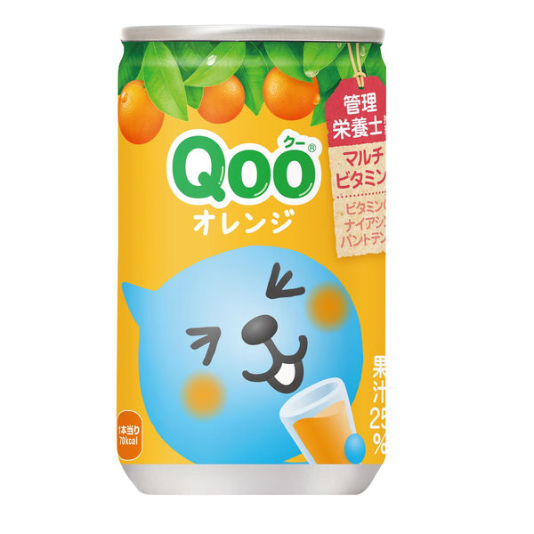 コカ・コーラ QOO オレンジ 160g 1セット（60缶） - アスクル