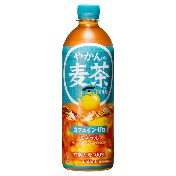 麦茶】やかんの麦茶 FROM 爽健美茶 650ml 1セット（96本