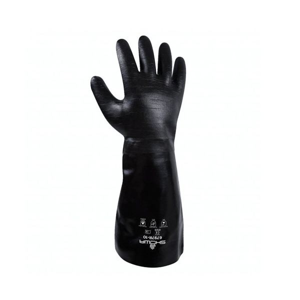 エスコ [L/457mm] 手袋(ネオプレンゴム・綿裏) EA354BM-2 1セット(2双