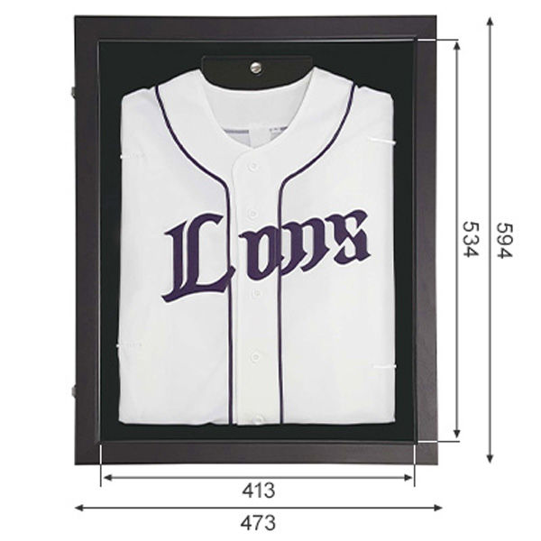 アルナ 前開き式ユニフォームケース S（フレーム：オーク 布：エンジ