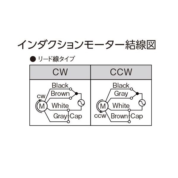 エスコ 三相200V・90W インダクションモーター（リード線タイプ） 1台