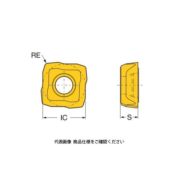 サンドビック TAドリルチップ 880ー040305HーCーGR1044 880-040305H-C-GR1044 1セット(10個)（直送品） -  アスクル