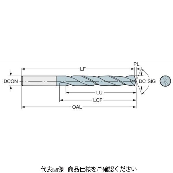 センタリング・面取り 超硬 DLE1000S100P060（5本） DLE0800S080P090