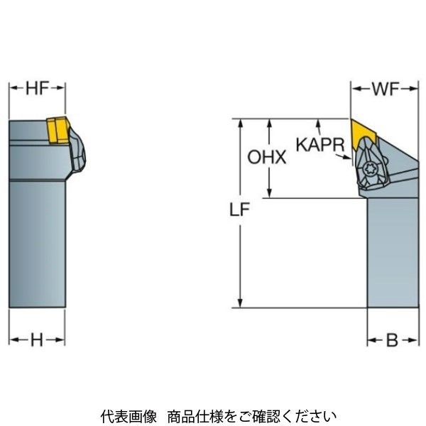 サンドビック 外径用ホルダー DDJNR2525M1504 1本（直送品） - アスクル