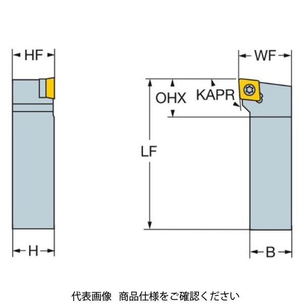 サンドビック 外径用ホルダー SCLCL1616H09 1本(1個)（直送品） - アスクル