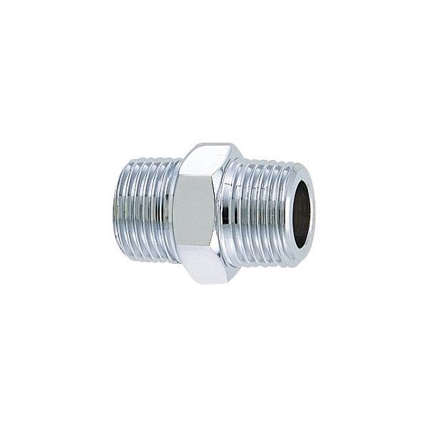 エスコ R 3/4”xR 3/4” 給水管ニップル(クロムメッキ) EA432MG-20