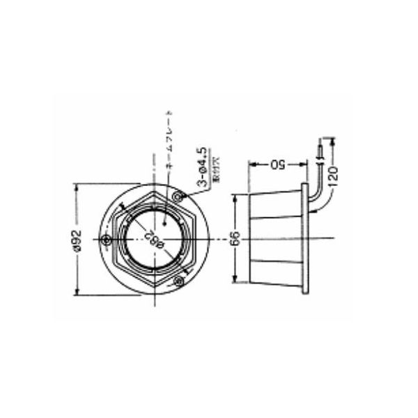 エスコ AC100V/92mm 強力ブザー EA940DD-32 1個（直送品） - アスクル