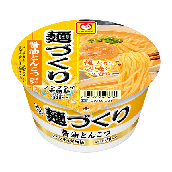 東洋水産 マルちゃん 麺づくり 醤油とんこつ 1セット（12個