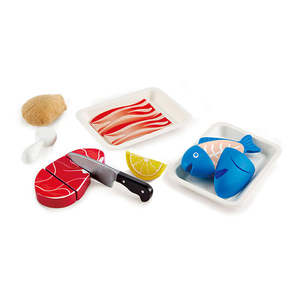Hape おにく＆おさかなセット おままごと E3155 1個 - アスクル