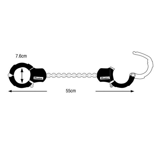 マスターロック カフロック Amazon.co.jp: Master Lock 【正規輸入品】 カフロック 鍵4本付