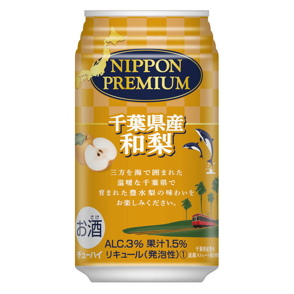 合同酒精 NIPPON PREMIUM 千葉県産和梨のチューハイ 350ml×24
