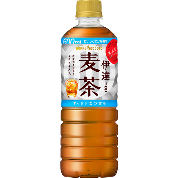【名入れ無料】 ポッカサッポロ 伊達 麦茶 600ml 1箱（24本入） - アスクル 自動車