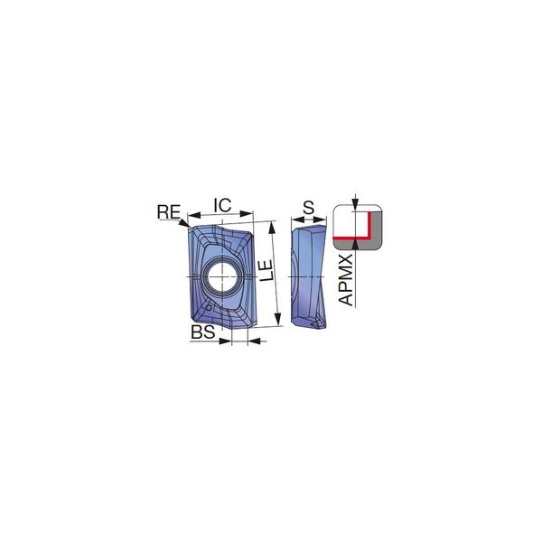 タンガロイ（Tungaloy） AVGT06-MJ AVGT060304PBER-MJ:AH130 1セット