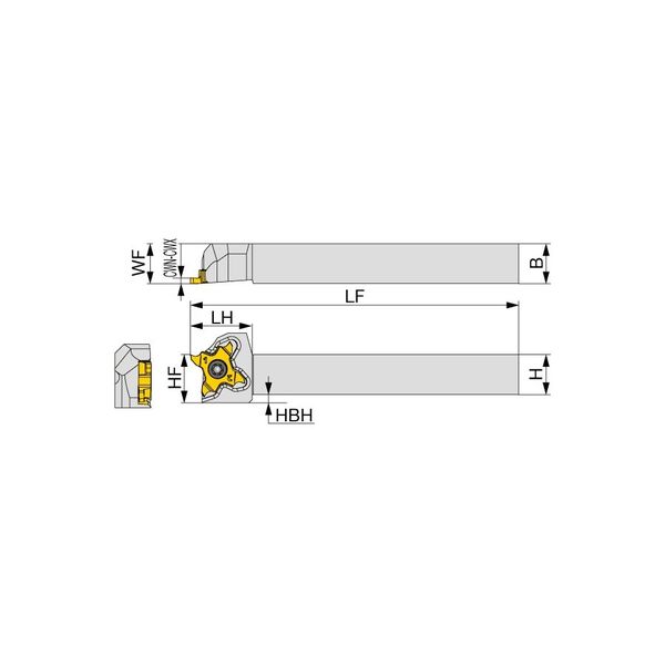 タンガロイ（Tungaloy） STCR/L-18 STCR2525Z18 1個（直送品） - アスクル