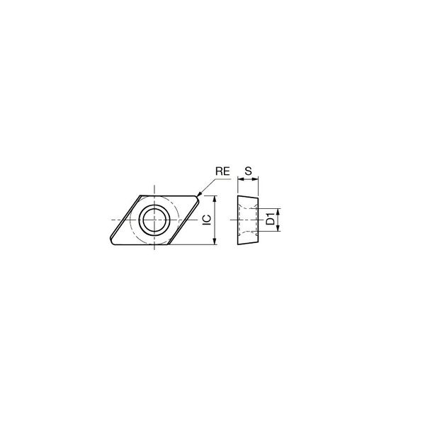 タンガロイ（Tungaloy） DXGU-JRP DXGU070302MFLE-JRP:SH725 1セット