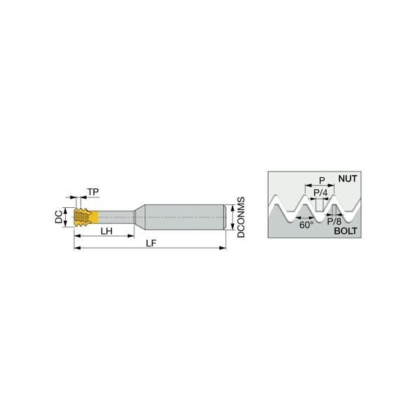 タンガロイ（Tungaloy） MTECS-ISO MTECS03024C120.5ISO:AH725 1個