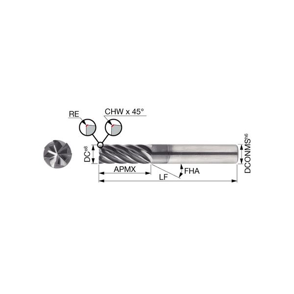 タンガロイ（Tungaloy） TEC-H7-CF TEC100H7-20C10CF-M72:AH710 1個