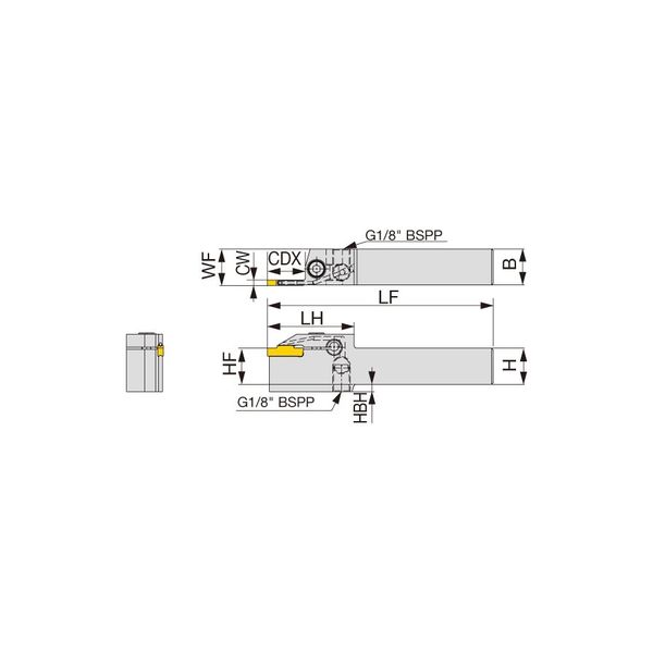 タンガロイ（Tungaloy） CTER/L-CHP CTEL2525-3T20-CHP 1個（直送品