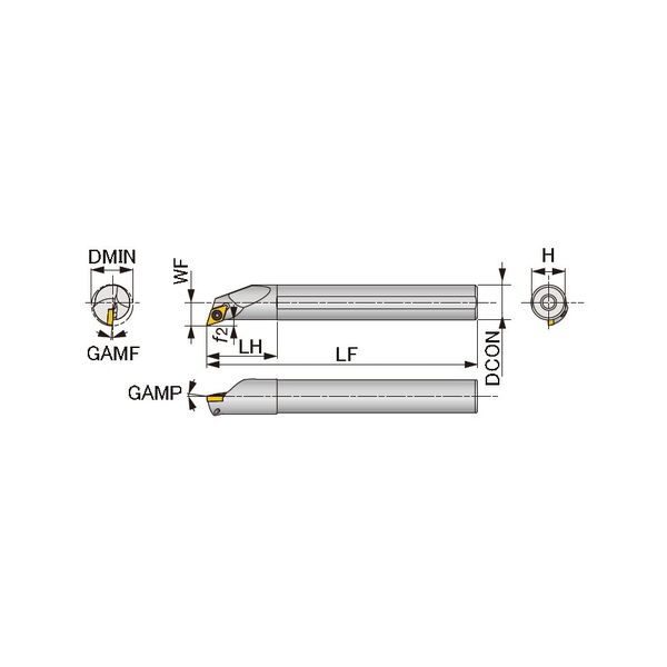 タンガロイ（Tungaloy） A/E-SDQPR/L E16R-SDQPL07-D220 1個（直送品