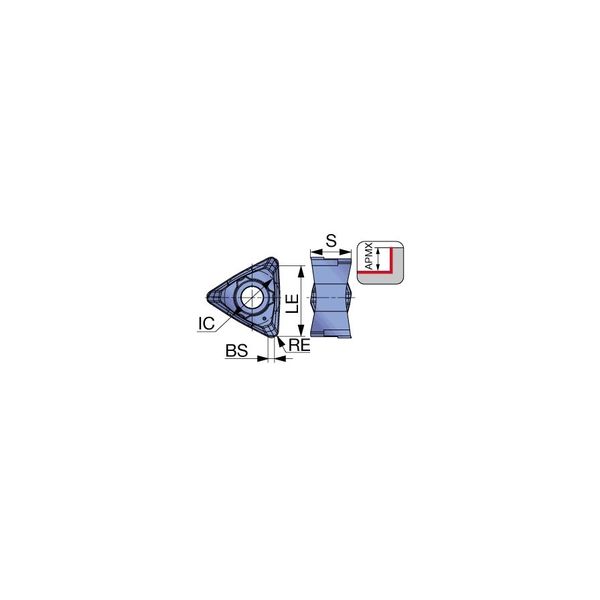 タンガロイ（Tungaloy） TNMU07-MJ TNMU070308PER-MJ:AH3135 1セット