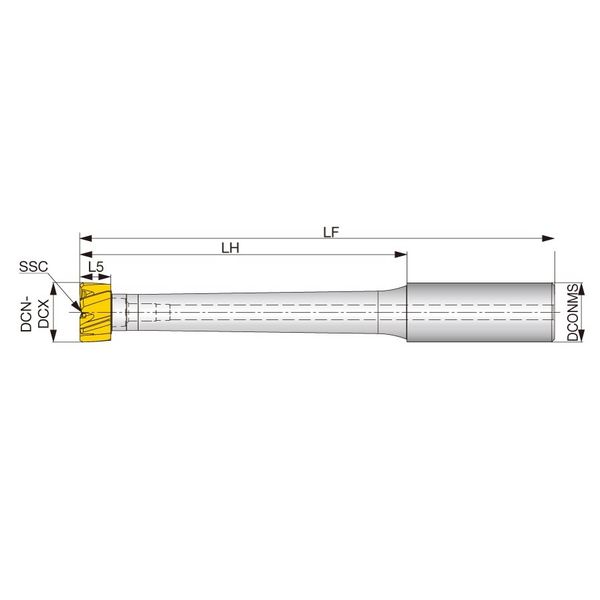 タンガロイ（Tungaloy） TRM TRM-T5-R16-5 1個（直送品） - アスクル