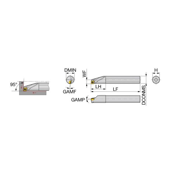 タンガロイ A/EーSCLXR/L E10M-SCLXR06-D120 1個（直送品） - アスクル