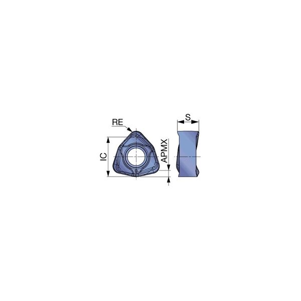 タンガロイ（Tungaloy） WXMU0303-MM WXMU0303ZER-MM:AH8015 1セット