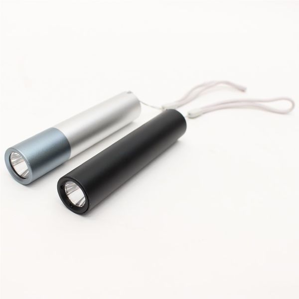 イトウ LEDライト付きモバイルバッテリー1200mAh シルバー 36679