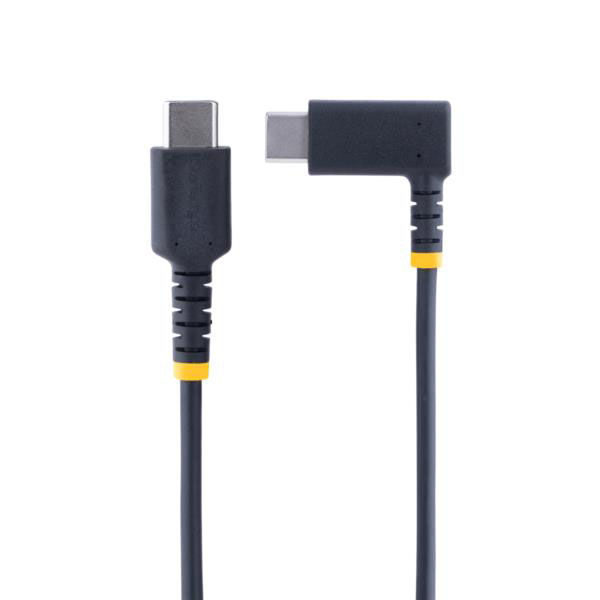 USBケーブル Type-C - C 30cm USB2.0 右L型 高耐久 R2CCR-1M-USB-CABLE ...