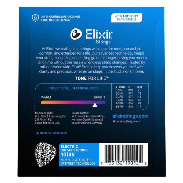 OPTIWEB Electric Guitar Strings エレキギター弦… Elixir エリクサー OPTIWEB Super Light 09-42 エレキギター弦