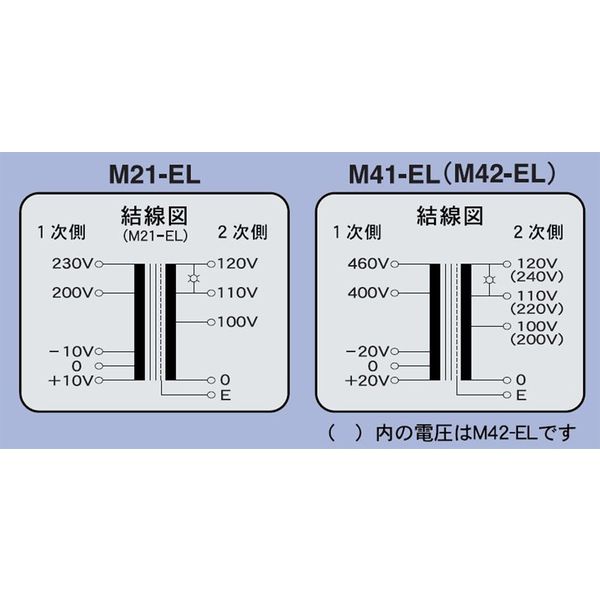 スワロー電機（SWALLOW） LED付マルチトランス M21-2KEL 1個（直送品