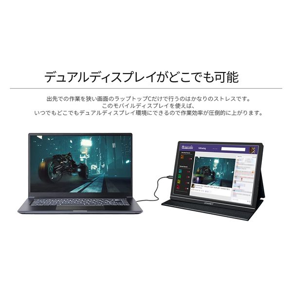 JAPANNEXT 10.1インチ ワイドモバイルディスプレイ JN-MD
