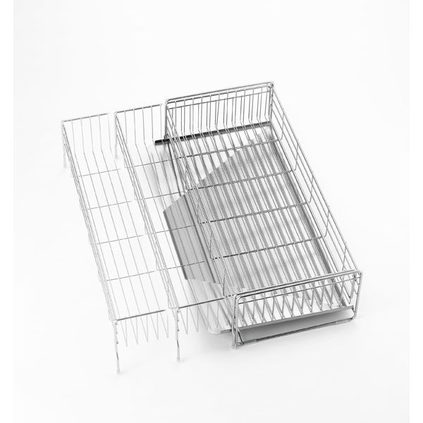 ヨシカワ 日本製 水切りラック 幅の広がる 水切り 26~49.5×47cm ヨシカワ 水切りラック シンクサイド 幅の広がる水切り 幅26cm
